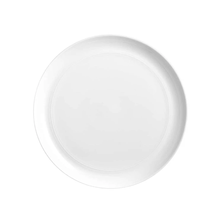 24 cm czerwono-białe świąteczne talerze obiadowe
